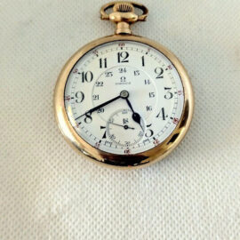 montre de poche gousset omega railwail naw-co millésime nord-américain 1910